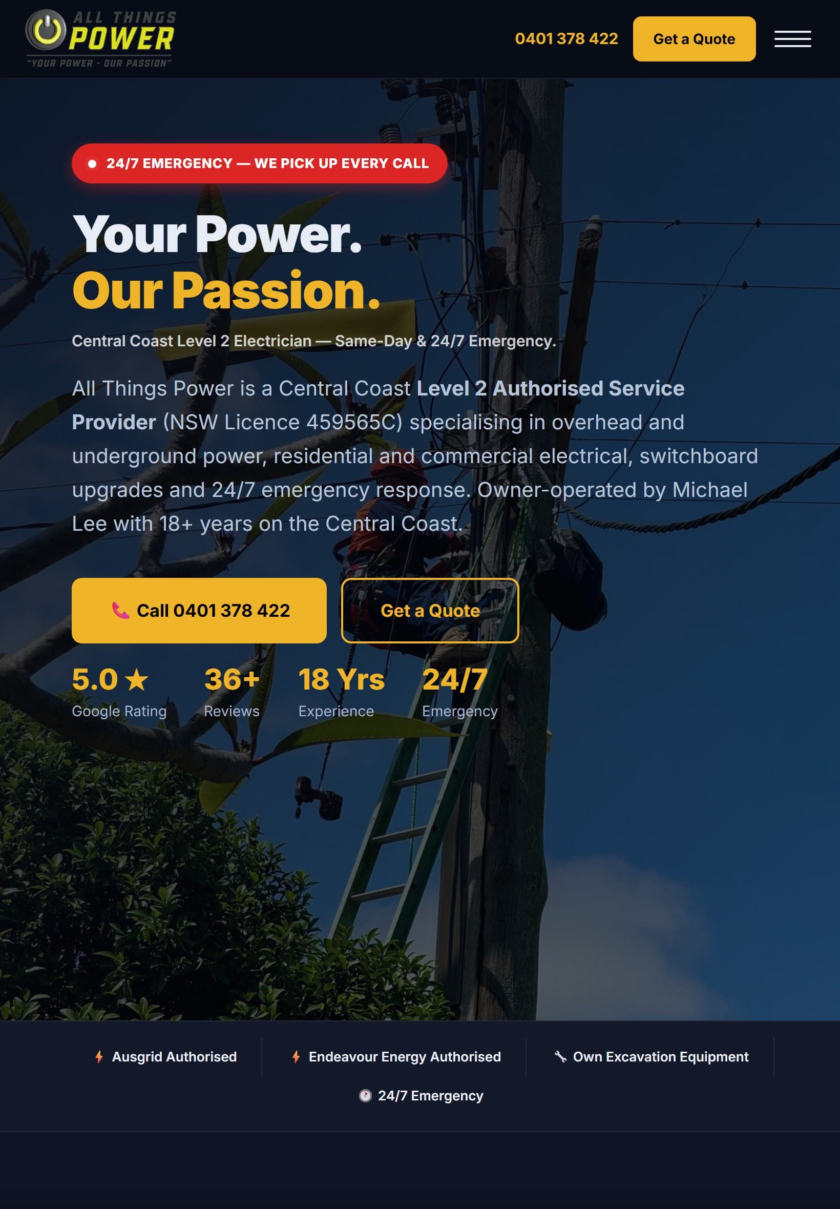 All Things Power tablet