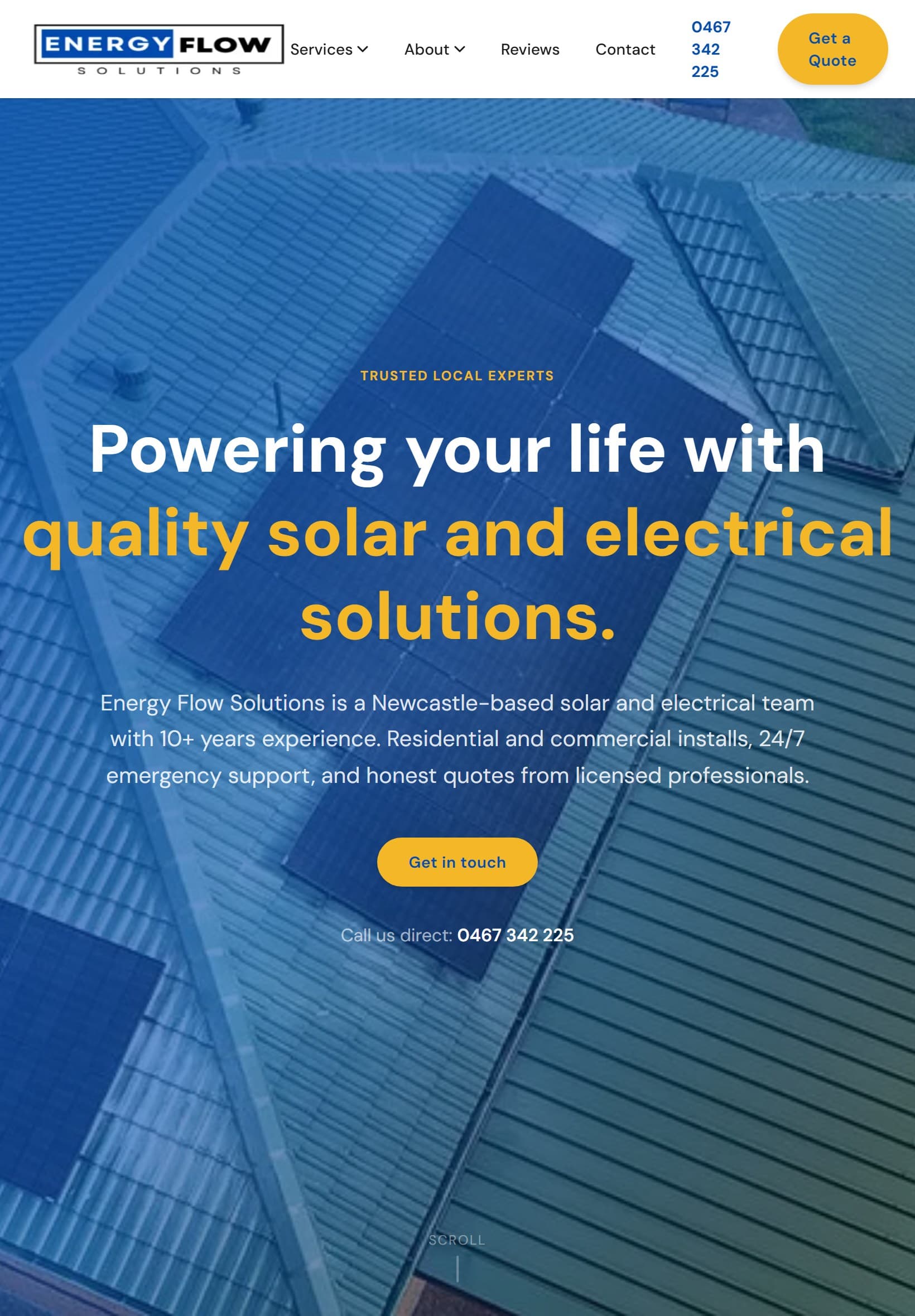 Energy Flow Solutions tablet