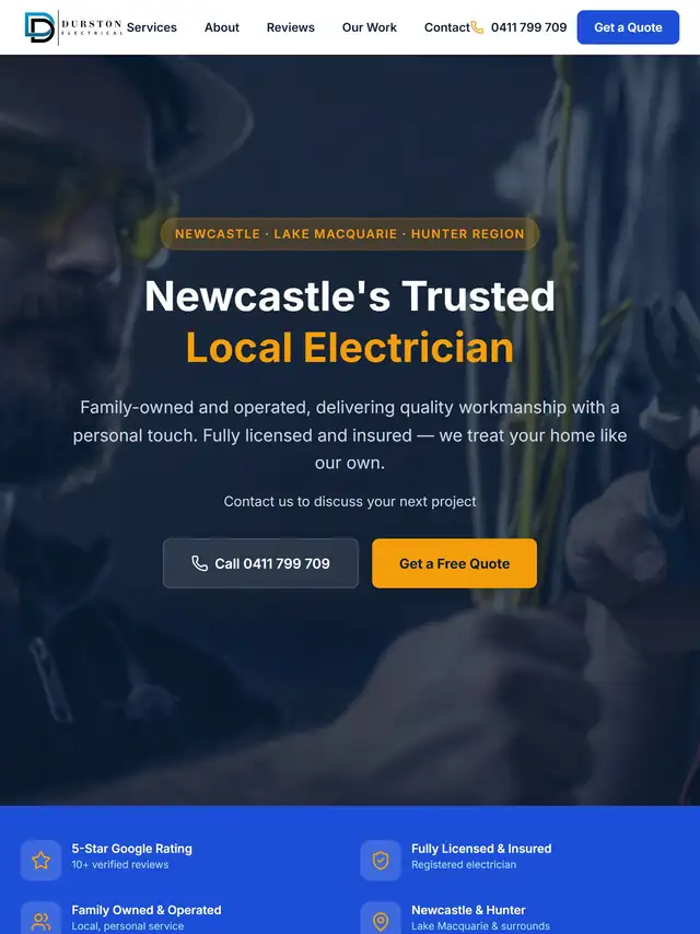 Example test and tag website on mobile, tablet, and desktop tablet