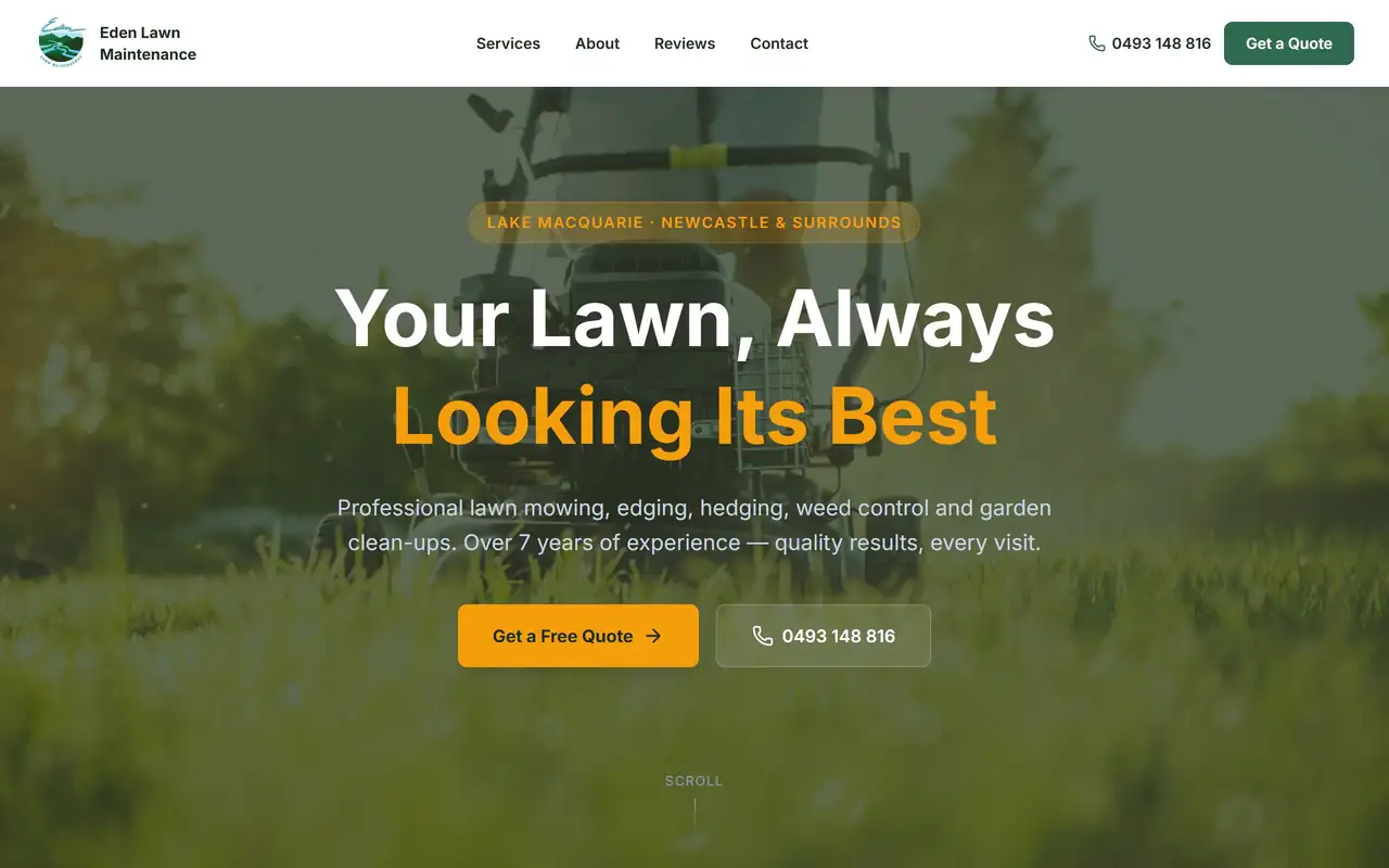 Eden Lawn Maintenance desktop