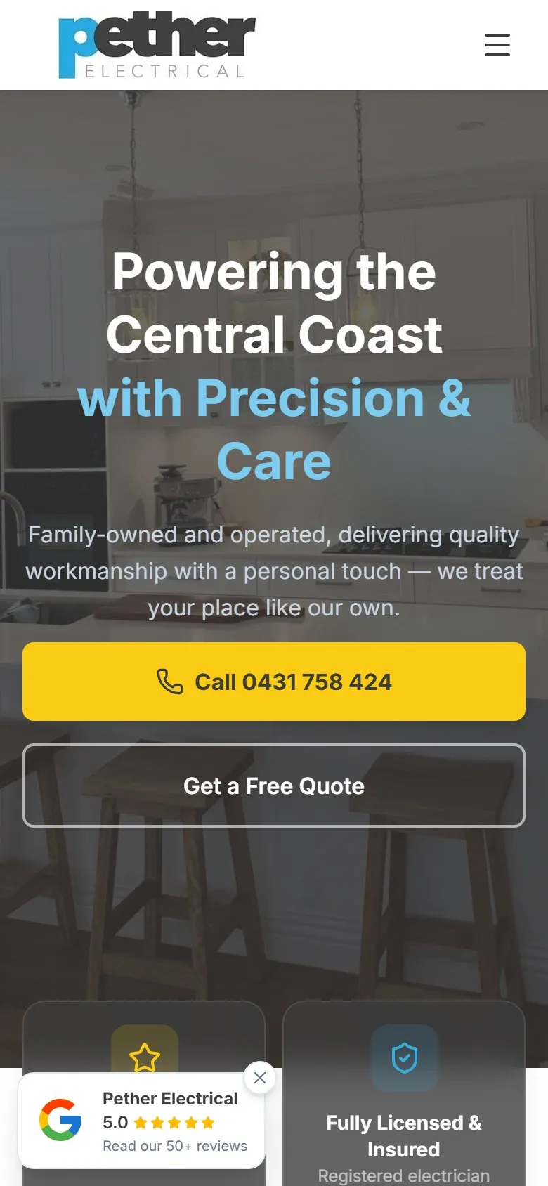 Pether Electrical mobile
