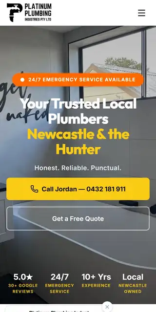 Platinum Plumbing Industries mobile