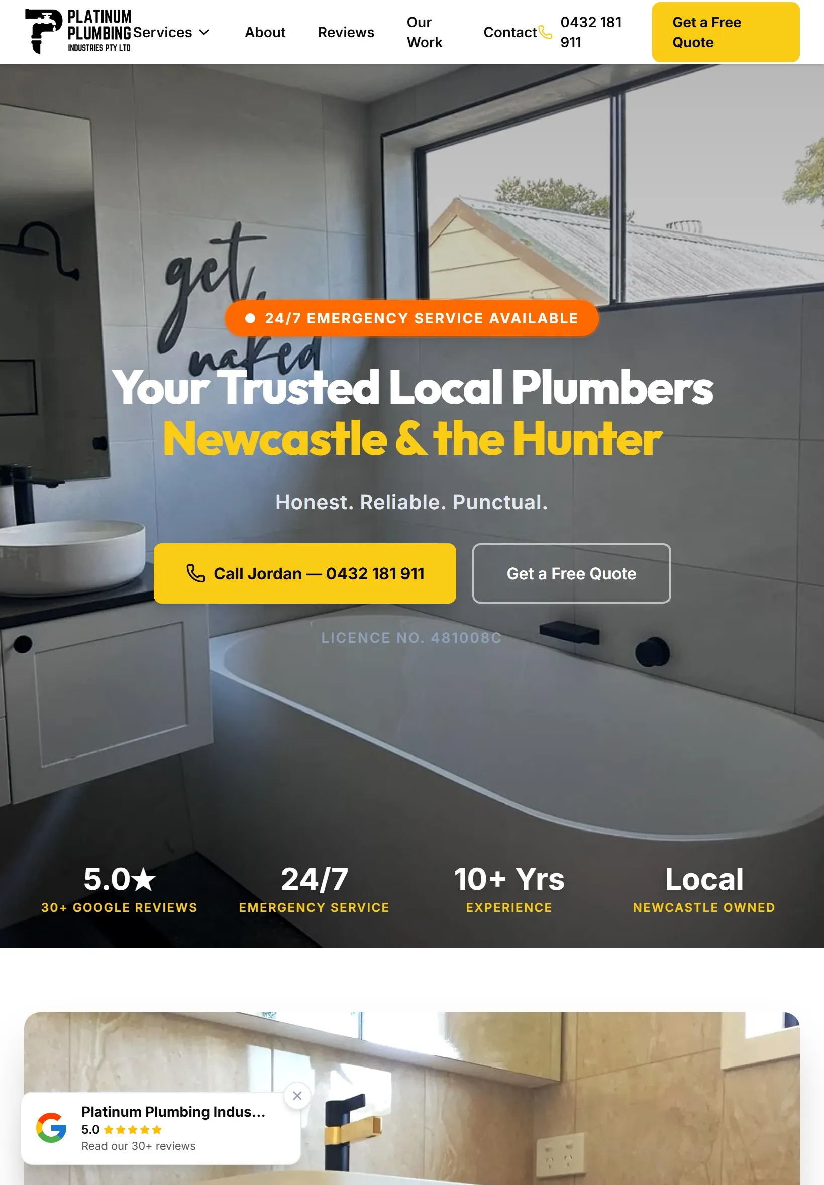 Platinum Plumbing Industries tablet