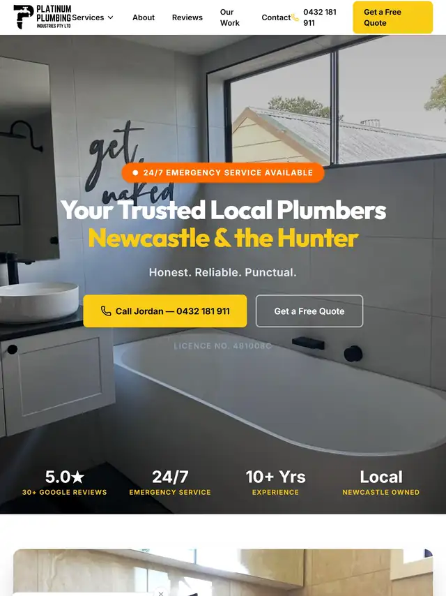 Platinum Plumbing Industries tablet